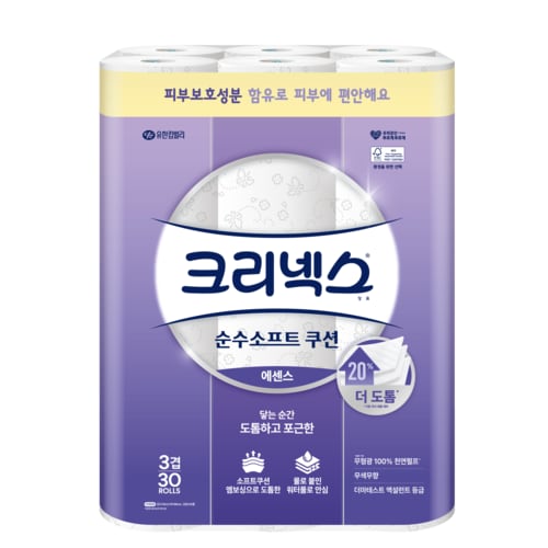 3겹 순수소프트쿠션 에센스 30m*30롤