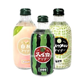 토모마스 과일맛 사이다 300ml, 3종 택1 [수박맛/복숭아맛/머스크메론맛]