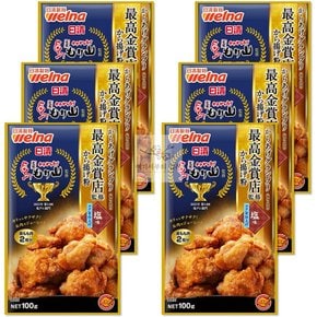일본 닛신 가라아게 그랑프리 치킨 파우더 소금맛 100g 6개입 일본소스 튀김가루