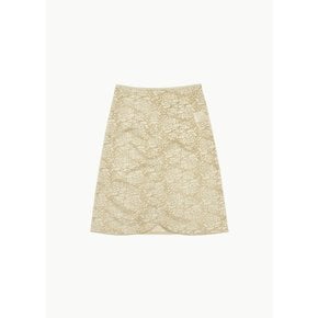 비롯 24SS BIRROT ROSE LACE SKIRT (3 COLORS)