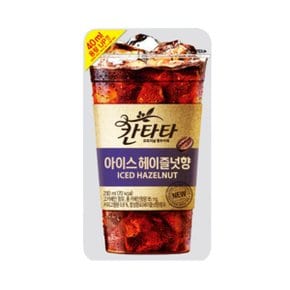 칸타타 아이스 파우치 헤이즐넛향 커피 230ml x 10개