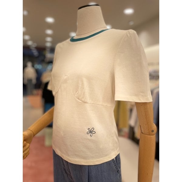[여주점] 복사_[잇미샤] [SALE] 여성 컬러블록 티셔츠(ITO3WTS280A)