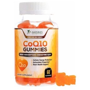 Nature`s Nutrition CoQ10 Gummies 네이쳐스 뉴트리션 코큐텐 코엔자임 구미 60구미