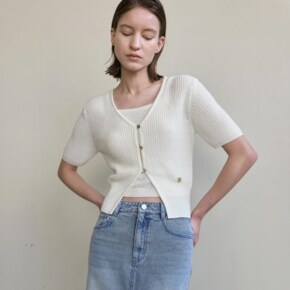 나인 DAIN BOUCLE KNIT TOP&CARDIGAN SET S_S CD2121