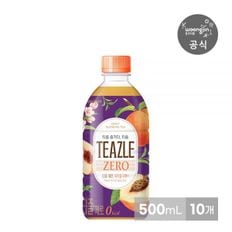 티즐 제로 피치얼그레이 500mL 10개