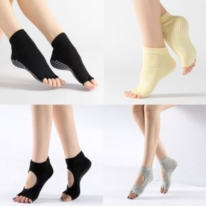논슬립 필라테스 요가 여성 스포츠 양말 덧신 토삭스