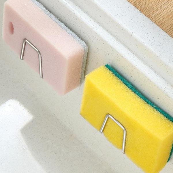 확대된 대표 [이거찜] 물빠짐 미니 수세미 거치대 다용도 싱크대 거치대(1)