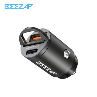 비잽 듀얼USB+C 30W 매립형 차량용 초미니 시거잭 PD 3.0 QC 3.0 PPS 지원(BZD33)