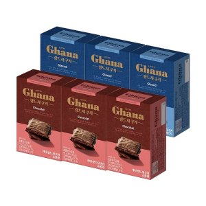  가나 랑드샤 쿠키 초콜릿 91g X3개+ 글레이즈드 91g X3개