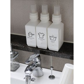세탁 세제 통 천연 리필 소분 용기 650ML(라벨포함)