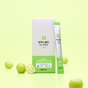 폭염 탈수예방 식염포도당 이엑스콜드 청포도맛 10포 IUA25989