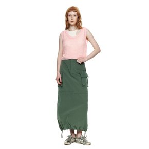 Vermont Zipper Skirt  (Khaki)