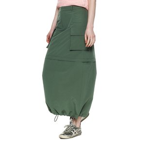 Vermont Zipper Skirt  (Khaki)