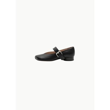 샵아모멘토 니콜로파스쿠알레티 Obliqua Strap Ballerinas, Black