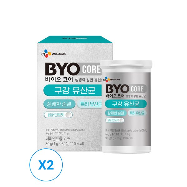 바이오코어 구강유산균 30정 x 2개