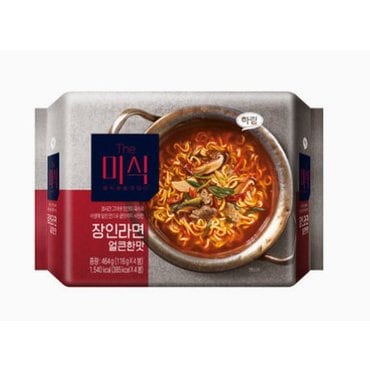 더미식 The미식 장인라면 얼큰한맛 464g(116g*4봉)