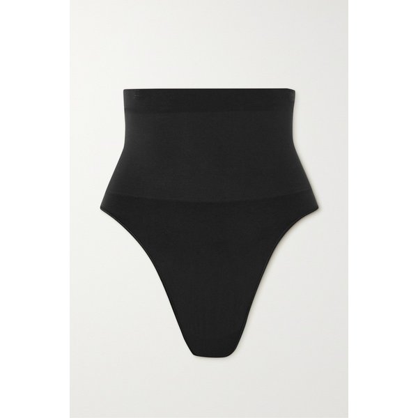 스킴스 코어 컨트롤 하이 웨이스트 텅 팬티 오닉스 블랙 1647597314748485