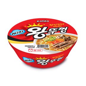 팔도 mini 미니 왕뚜껑 80g 16개 작은 컵라면