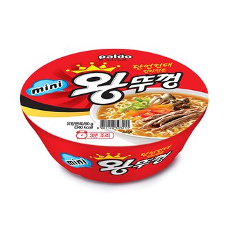  팔도 mini 미니 왕뚜껑 80g 16개 작은 컵라면