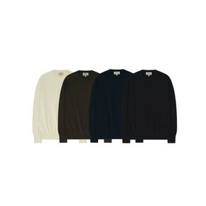 Essential Crew Neck Knit (Dark Navy)