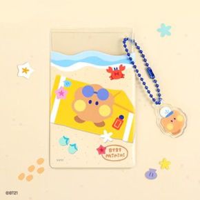 BT21 클리어 카드 포켓 서머 스카이