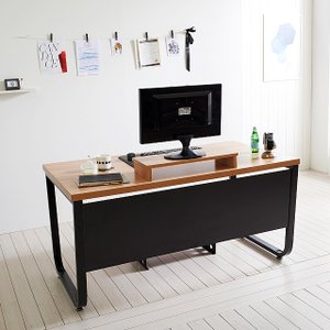 동화속나무 책상 스틸뷰 1800X800 프레임 DIY 수작업 철제 테이블