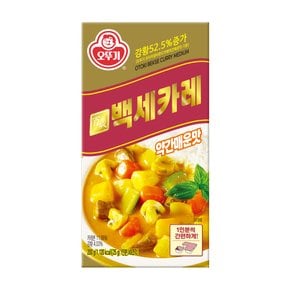 백세카레 고형 약간매운맛 200g