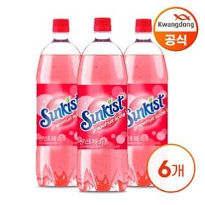 썬키스트 자몽 소다 1.5L X 6병