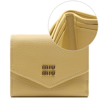 미우미우 [부산점] 25FW 여성 로고 반지갑 (5MH043 ADT7 F0F06 25F)