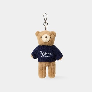 후아유 Steve Fluffy Bear Keyring WHAWF4921A