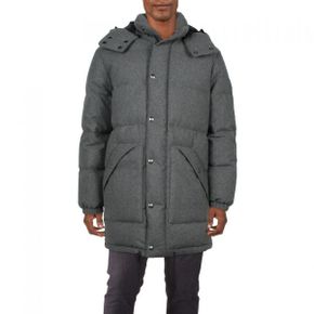 5329947 Ralph Lauren Boulder Mens Heathered Quilted Down Coat