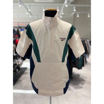 리복 [여주점] REJU5EA31I1  DNA 컬러블록 반팔 아노락  남녀공용반팔티셔츠