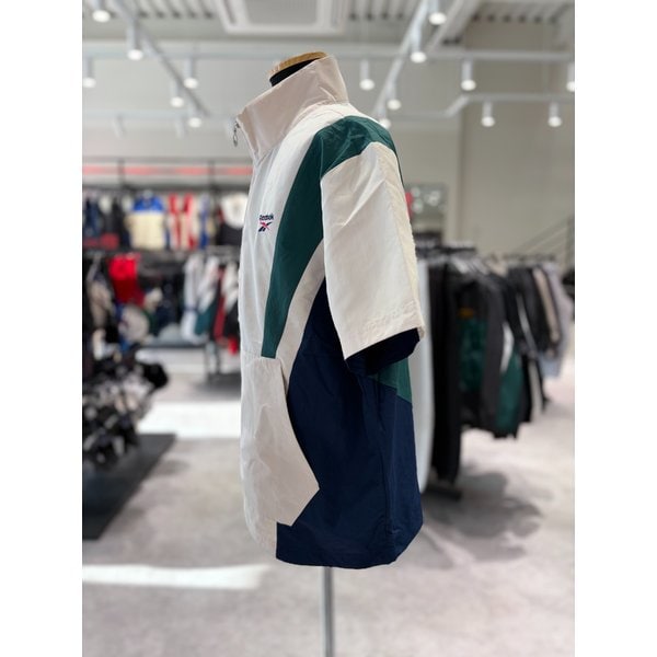 [여주점] REJU5EA31I1  DNA 컬러블록 반팔 아노락  남녀공용반팔티셔츠