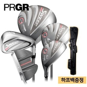 PRGR 스위프 M16 여성용 골프채 풀세트 10PCS 우드1 유틸1 하프백 G