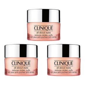 Clinique 크리니크 올 어바웃 아이즈 안티 푸피니스&다크서클 아이 젤 크림 15ml 3개