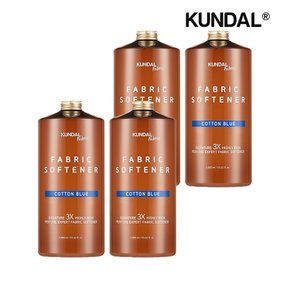 시그니처 3배 초고농축 리치 퍼퓸 엑스퍼트 섬유유연제 코튼블루 1580ml x4개