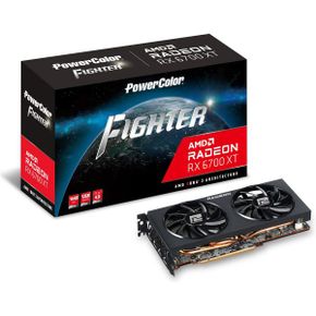 미국 파워컬러 그래픽카드 PowerColor Fighter AMD Radeon RX 6700 XT Gaming Graphics Card wit