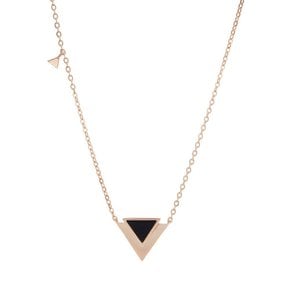 14K TRY! ANGLE 목걸이(BLACK)