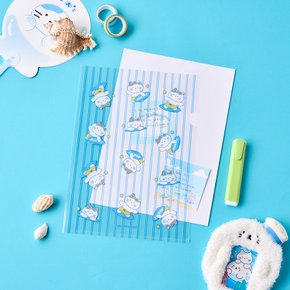 마린 버터패밀리 밀크캣 L홀더 클리어