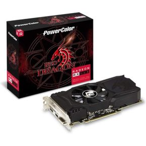 미국 파워컬러 그래픽카드 PowerColor AMD Radeon RED Dragon RX 560 4GB GDDR5 1 x DL DVID / H