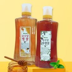 NS홈쇼핑 순수당 국산벌꿀 대용량튜브2kg/야생화/아카시아 사양꿀[34960549]