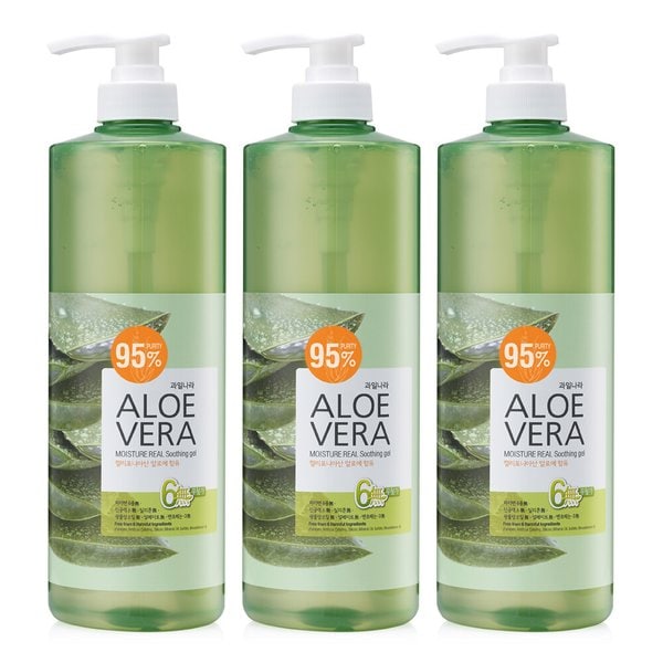 알로에베라 모이스처 수딩젤 1000ml 3개