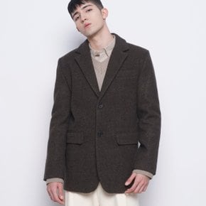 M35 wool single over jacket brown