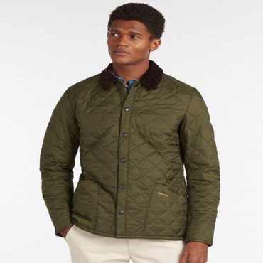 바버 [24FW] 남성 올리브 Heritage Liddesdale 퀼팅  재킷 (URJA4F019L3)