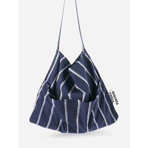 Rabbit eco bag_Wide navy