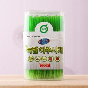 주방잡화 환경에 좋은 녹말이쑤시개 이쑤시게 요지 6.5cm 300p X ( 2매입 )