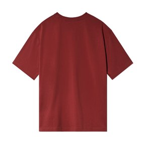 LOOP LOGO T-SHIRT _RED