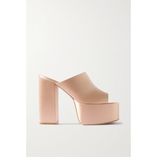 사샤 새틴 플랫폼 샌들 블러시 1647597288971550