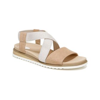 이스퀘어 5365117 Dr. Scholls Shoes Islander Max Womens Faux Suede Casual Wedge Sandals