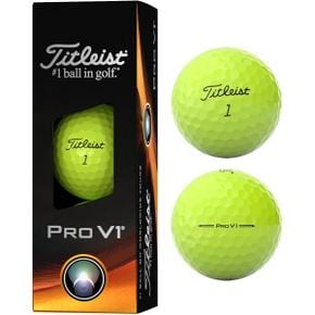 일본 타이틀리스트 골프공 Titleist PRO V1 23 Yellow Pack of 3 . YEL 1506659